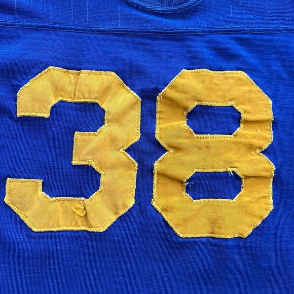 Vintage 1940s Football Jersey C and S Sporting Goods - Picture 3 of 8
